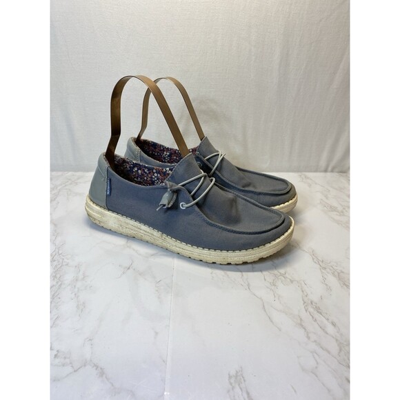Hey Dude Wendy Citadel Blue Shoes Women Size 9 - Picture 1 of 7